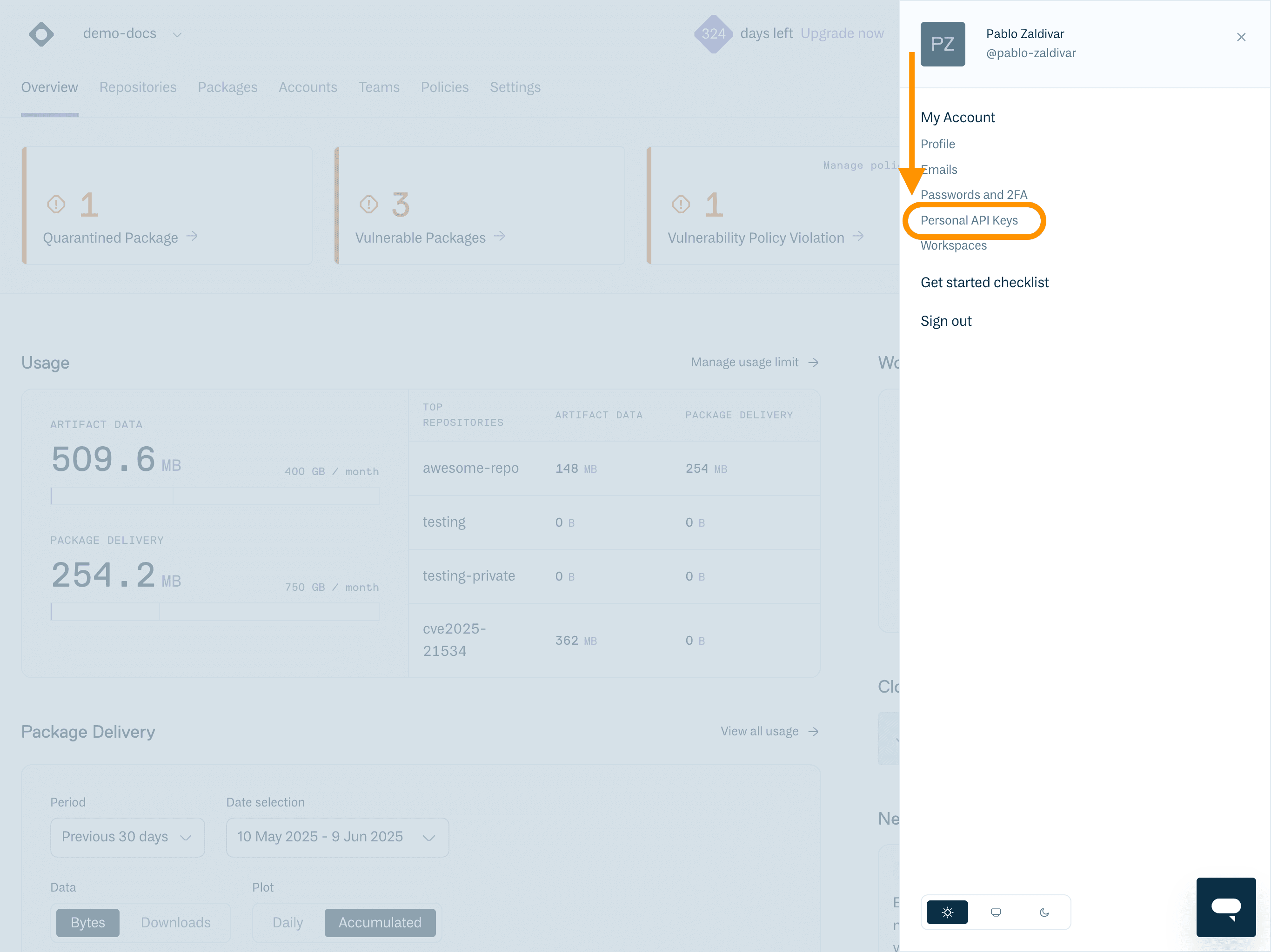 Edit provider settings