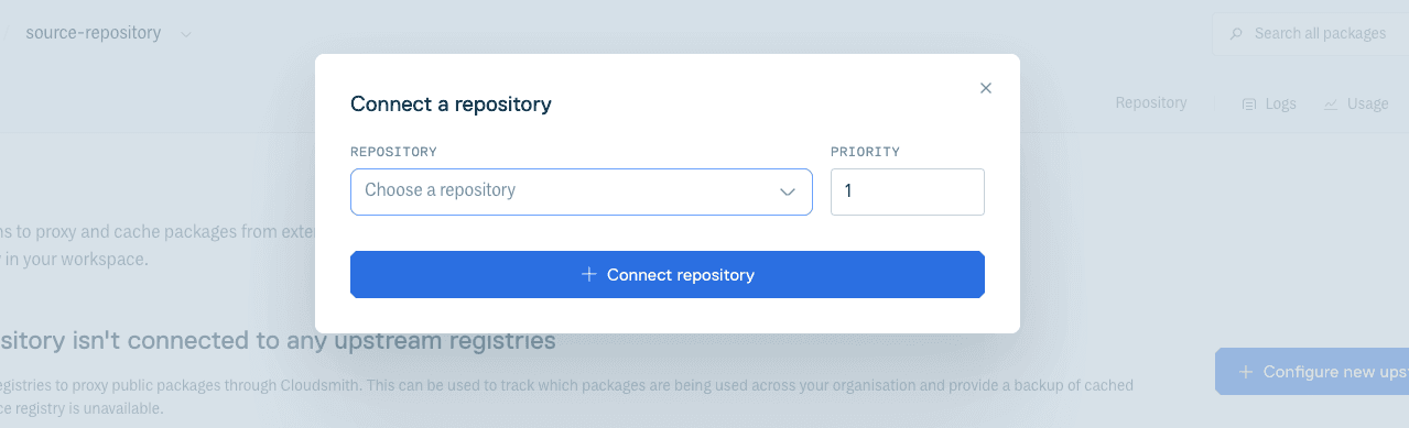 Connect To A Repository