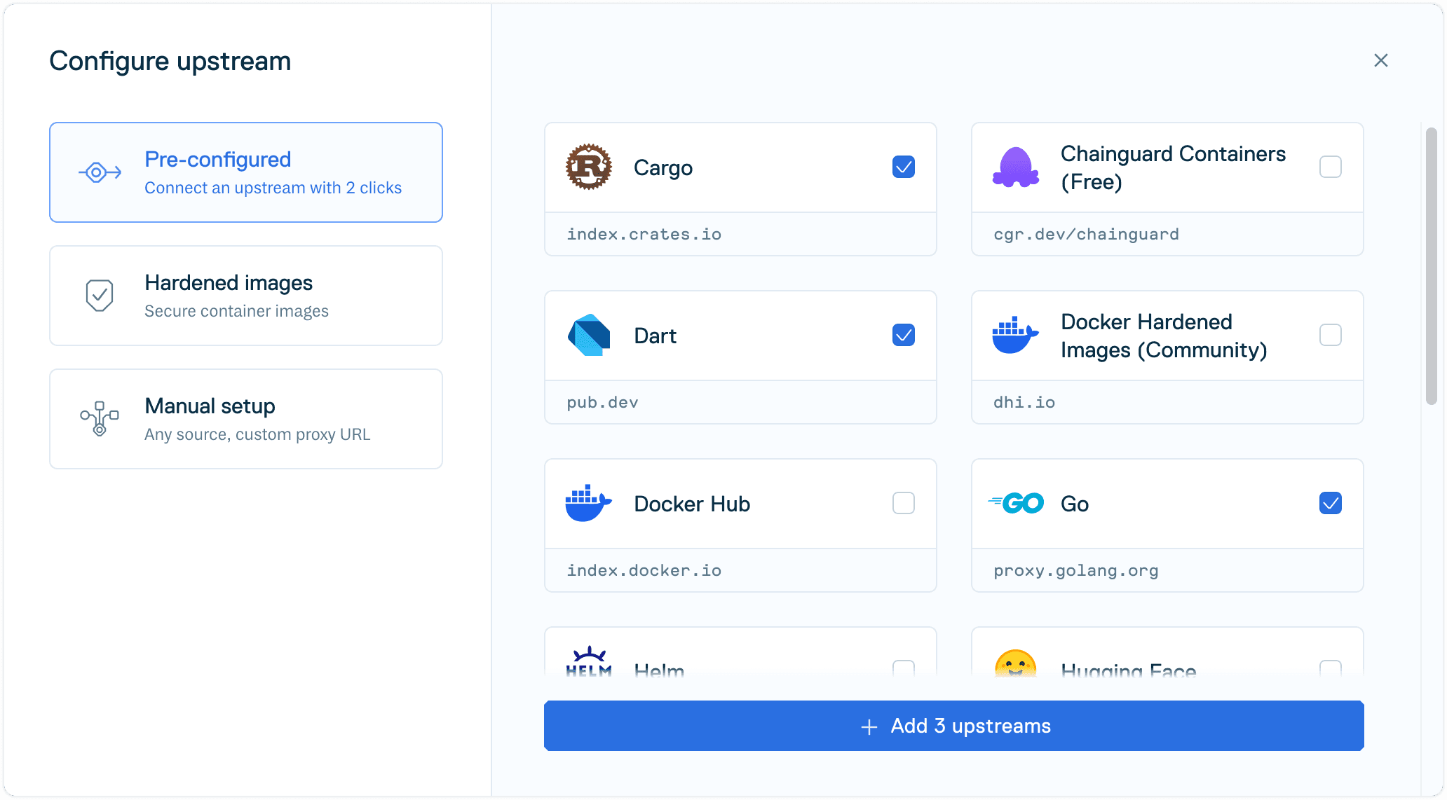 Create Upstream Quick