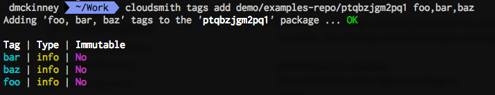 Add tag(s)