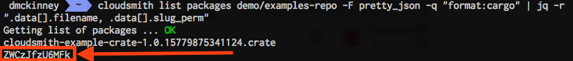 Using jq to filter JSON output