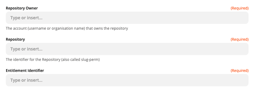 Zapier Delete Entitlement Token Fields